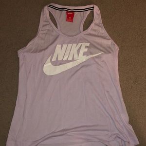 nike lavender workout tank